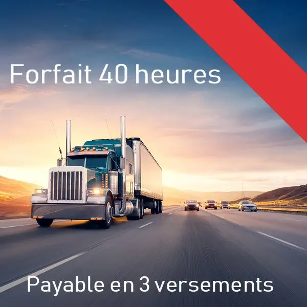 Cours de camion 40 heures