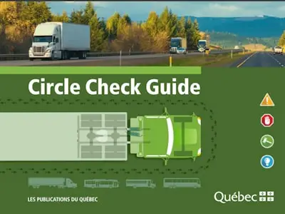 Circle check for Truck and Buses SAAQ