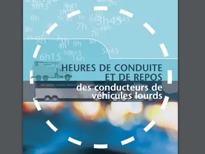 Document des heures de conduite et repos SAAQ