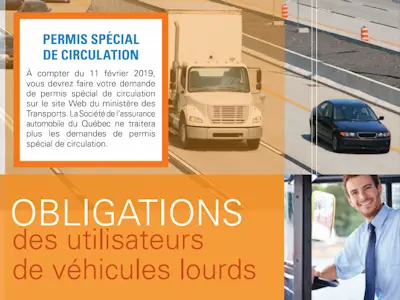 Document PDF Obligations des utilisateurs de véhicules lourds